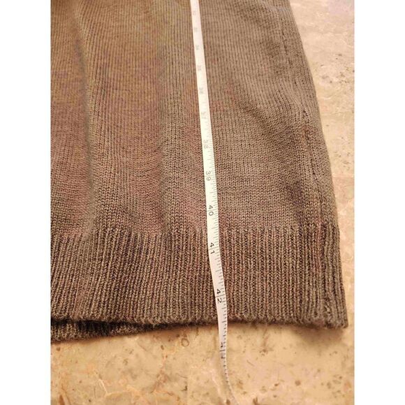 Almost Famous olive green off the shoulder sweater dress size small - Picture 6 of 8